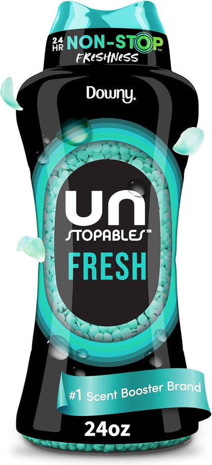 concentrated in-wash scent booster bead format tossed directly into the drum
