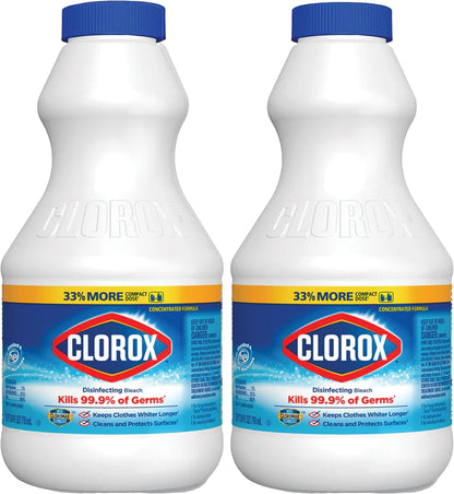 concentrated liquid bleach formula with increased cleaning power per drop