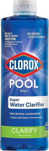 Clorox® Pool&Spa™ Swimming Pool Super Water Clarifier for Backyard Patio Pool Maintenance, Crystal Clear Weekly Treatment