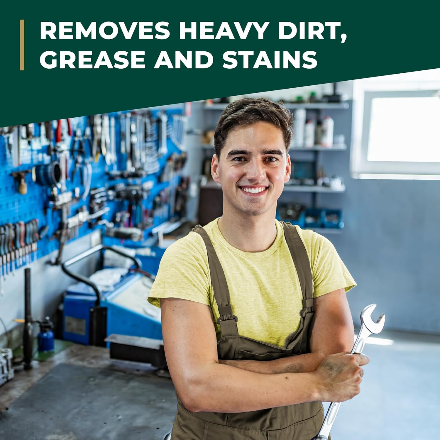 concentrated liquid degreaser effective on oils, grease, cutting fluids, and grime