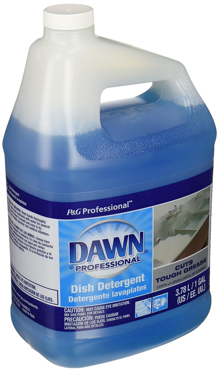 concentrated liquid formula delivering 58% more cleaning per sink vs non-concentrated