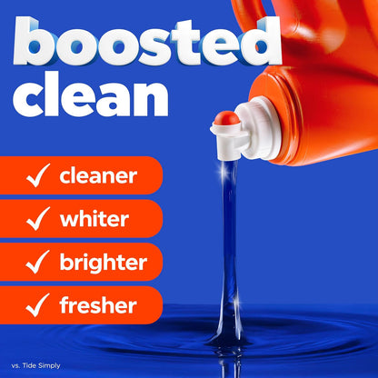 concentrated liquid formula with less water per drop than bargain brands