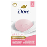 Dove Beauty Bar Pink Rosa – Calming Daily Cleanser for Sensitive Skin Self-Care Ritual, Hydrating 3.75 oz