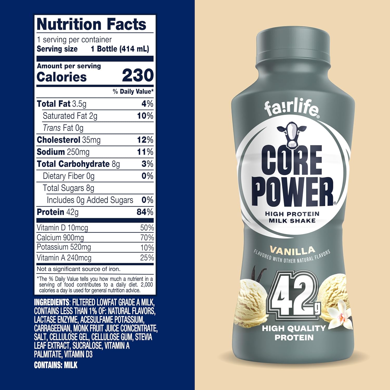 contains all 9 essential amino acids for complete muscle recovery
