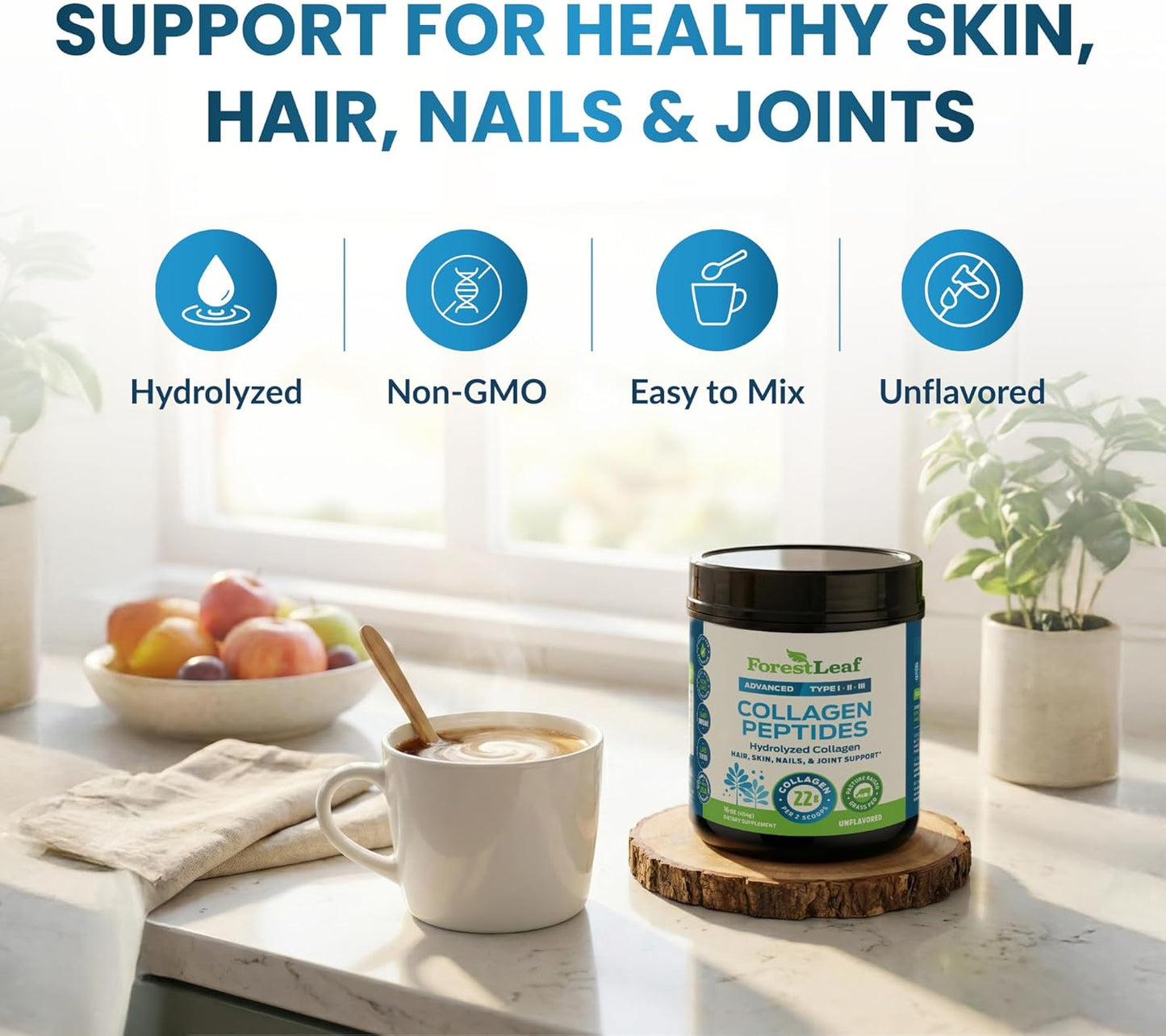 contains all three collagen types: type 1, type 2, and type 3