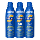 Coppertone SPORT Sunscreen Spray – Outdoor Athlete Sun Protection for Trail Running, Tennis, and Open-Water Swims