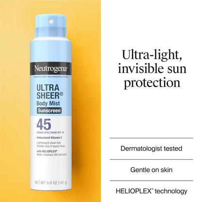 continuous spray mist applicator for even, no-mess body coverage