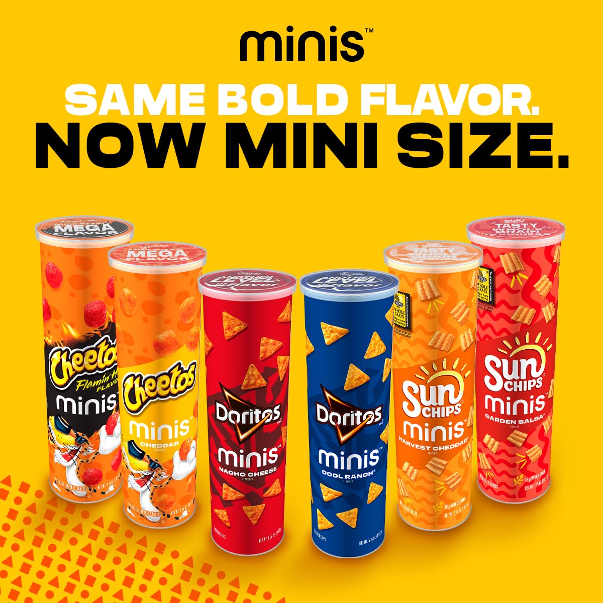 corn-based snack chip with crunchy onion-ring style (funyuns) or flavored tortilla/sun chip variants