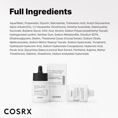 COSRX 2% Alpha Arbutin Discoloration Serum – Calming Evening Self-Care Ritual for Fading Dark Spots and Uneven Tone