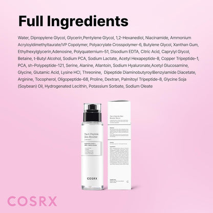 COSRX 6X Peptide Skin Booster – Calming Nightly Toner-Serum for a Mindful Evening Skincare Ritual