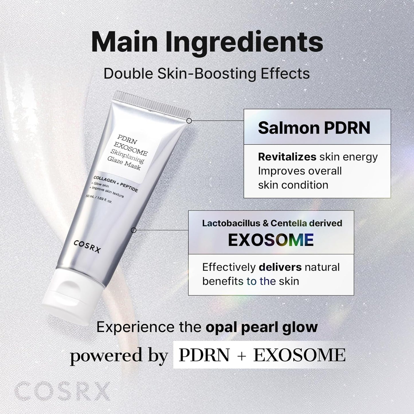 COSRX PDRN Exosome Glaze Wrapping Mask – Calming Nightly Wind-Down Ritual for Bedroom Nightstand Glow