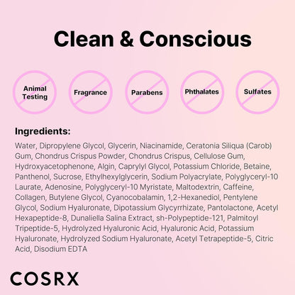 COSRX Pink Peptides Hydrogel Face Mask – Premium Korean Skincare Indulgence for the Vanity of Connoisseurs