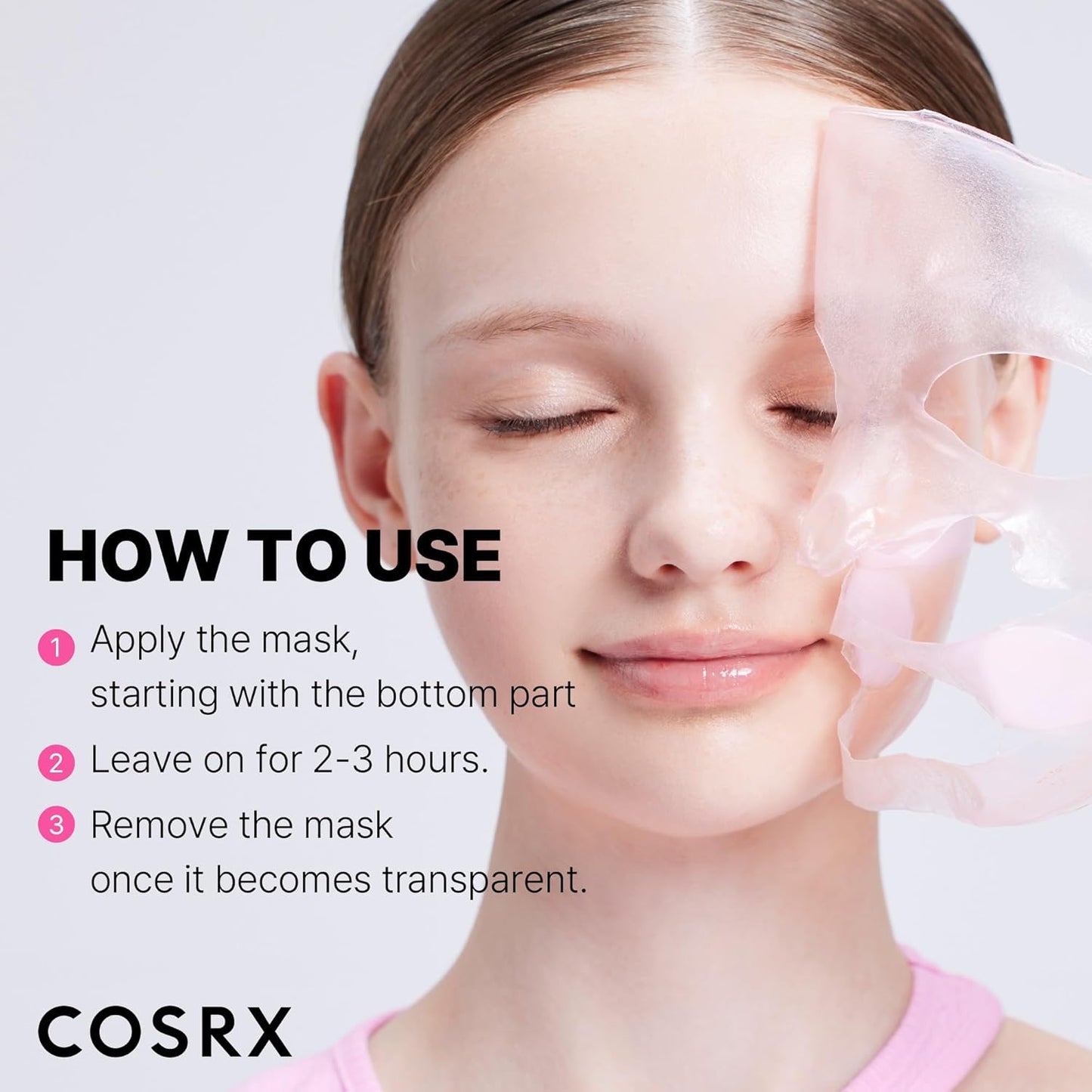 COSRX Pink Peptides Hydrogel Face Mask – Premium Korean Skincare Indulgence for the Vanity of Connoisseurs
