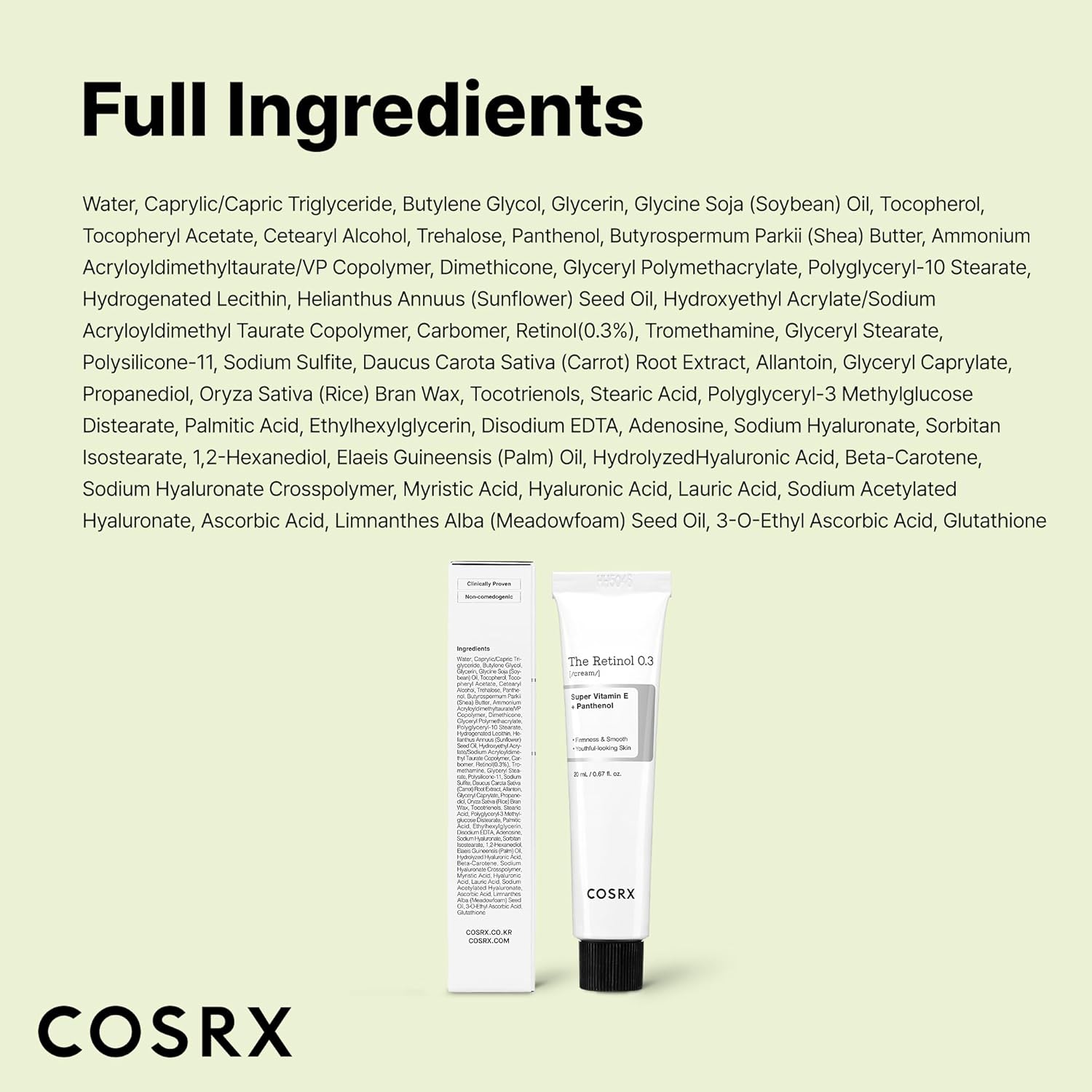COSRX Retinol 0.3% Cream – Mindful Nightly Renewal Ritual for Restorative Self-Care Evenings