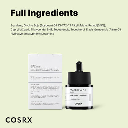 COSRX Retinol 0.5 Oil – Calming Nighttime Self-Care Serum for Mindful Bedtime Routines