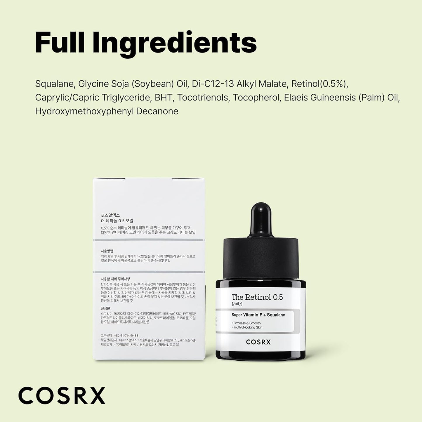COSRX Retinol 0.5 Oil – Premium Korean Anti-Aging Serum for an Elevated Vanity Counter