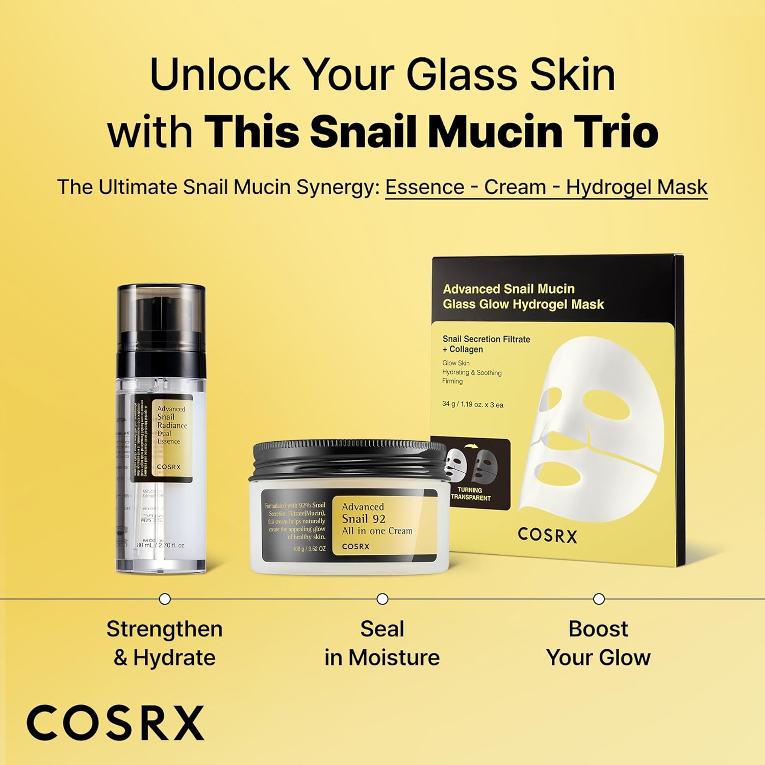 COSRX Snail Mucin 74% + Niacinamide 5% Dual Essence – Mindful Evening Skincare Ritual for Restoring Dull Skin