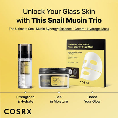COSRX Snail Mucin 74% + Niacinamide 5% Dual Essence – Premium Anti-Aging Serum for an Elevated Vanity Counter
