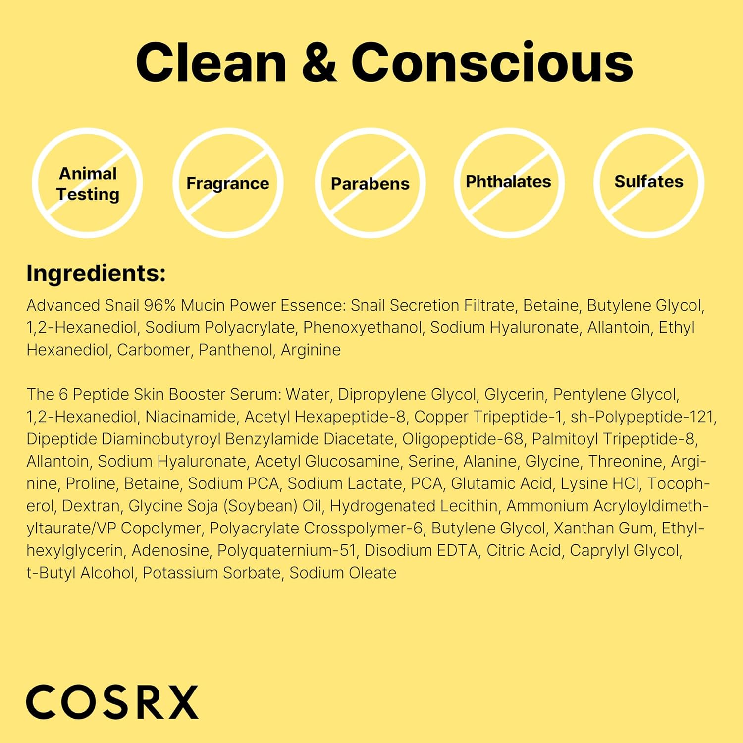 COSRX Snail Mucin 96% Peptide Booster Set - Calming Nightly Skincare Ritual Set, Hydrating Snail Serum for Bedroom Vanity