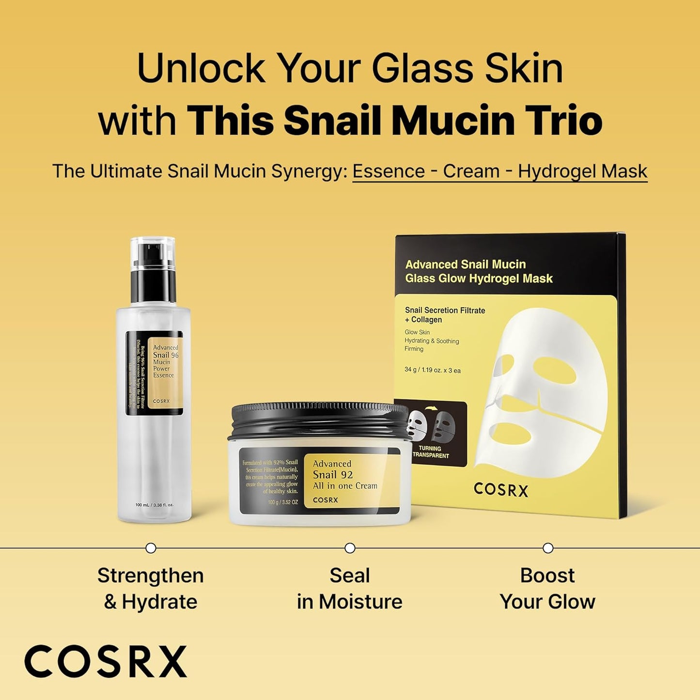 COSRX Snail Mucin Repairing Serum Pack of 2 – Thoughtful Birthday Gift for Skincare Lovers