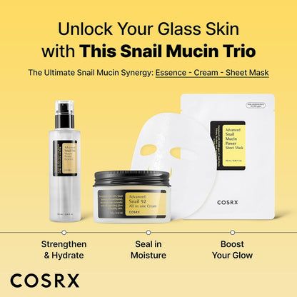 COSRX Snail Mucin Sheet Mask 10 Pack – Mindful Hydration for Your Nightly Wind-Down Ritual
