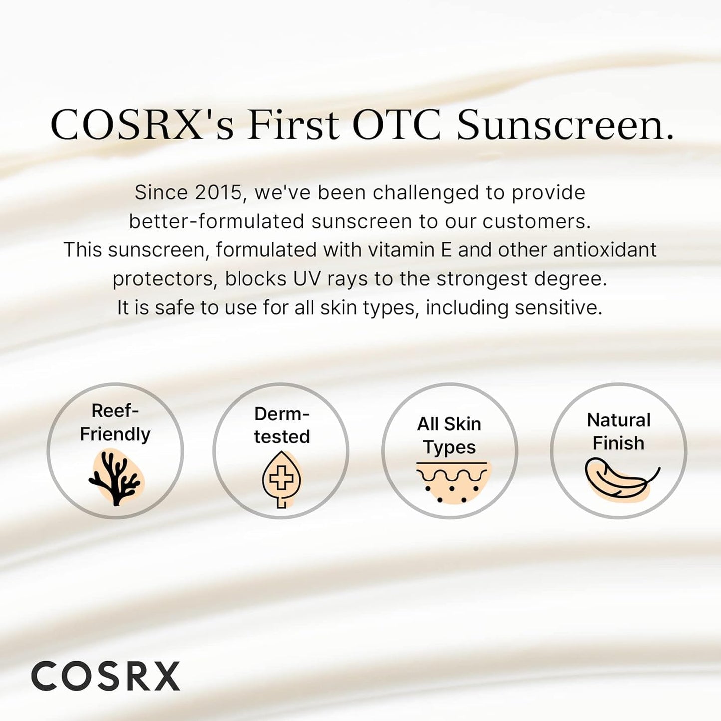 COSRX Vitamin E Vitalizing Sunscreen – Korean Skincare Mother's Day Gift for Mom, Travel Size SPF 50 Cream
