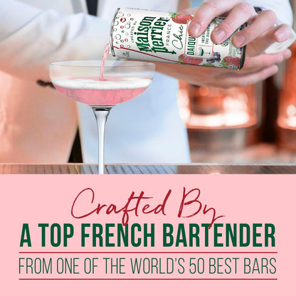 crafted in the south of france in partnership with a french bartender from a world's 50 best bars venue