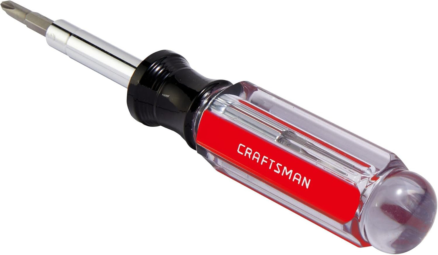 CRAFTSMAN Multi-Bit Screwdriver – Compact All-in-One Driver for Clutter-Free Tool Belts