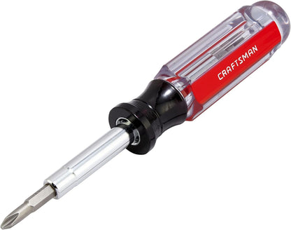 CRAFTSMAN Multi-Bit Screwdriver – Compact All-in-One Driver for Clutter-Free Tool Belts
