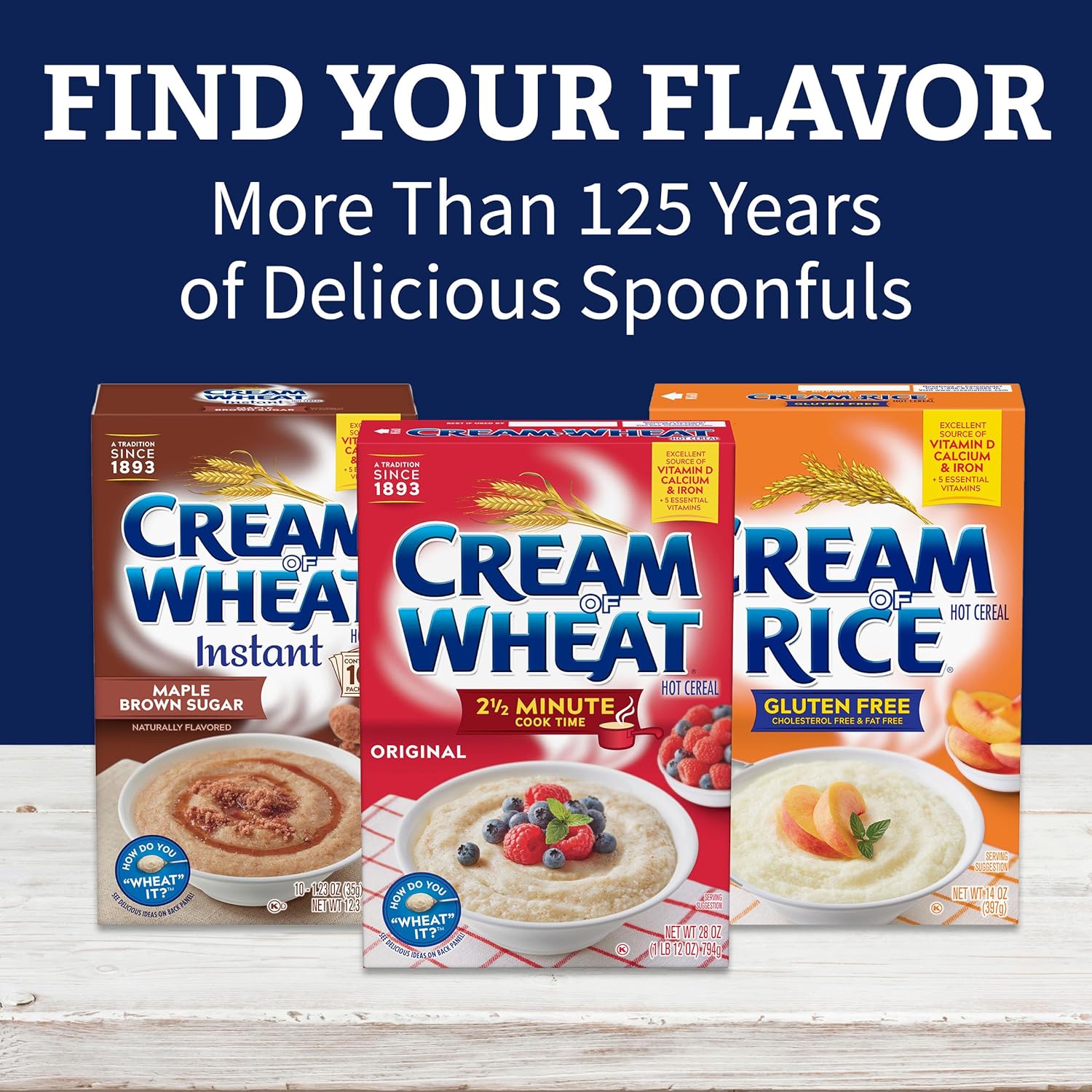 Cream of Wheat Original Hot Cereal – Kid-Friendly Family Breakfast for the Family Kitchen Table