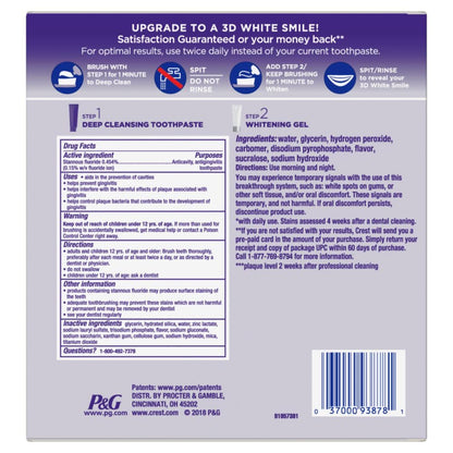 Crest 3D White Brilliance Two-Step System – Integrate Professional Whitening into Your Daily Work-from-Home Routine