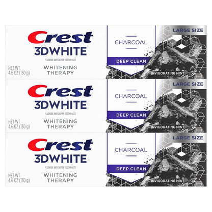 Crest 3D White Charcoal Toothpaste – Daily Brightening Ritual for a Confident Morning Glow