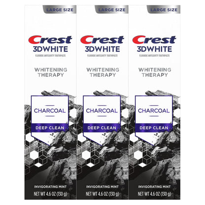 Crest 3D White Charcoal Toothpaste – Daily Brightening Ritual for a Confident Morning Glow