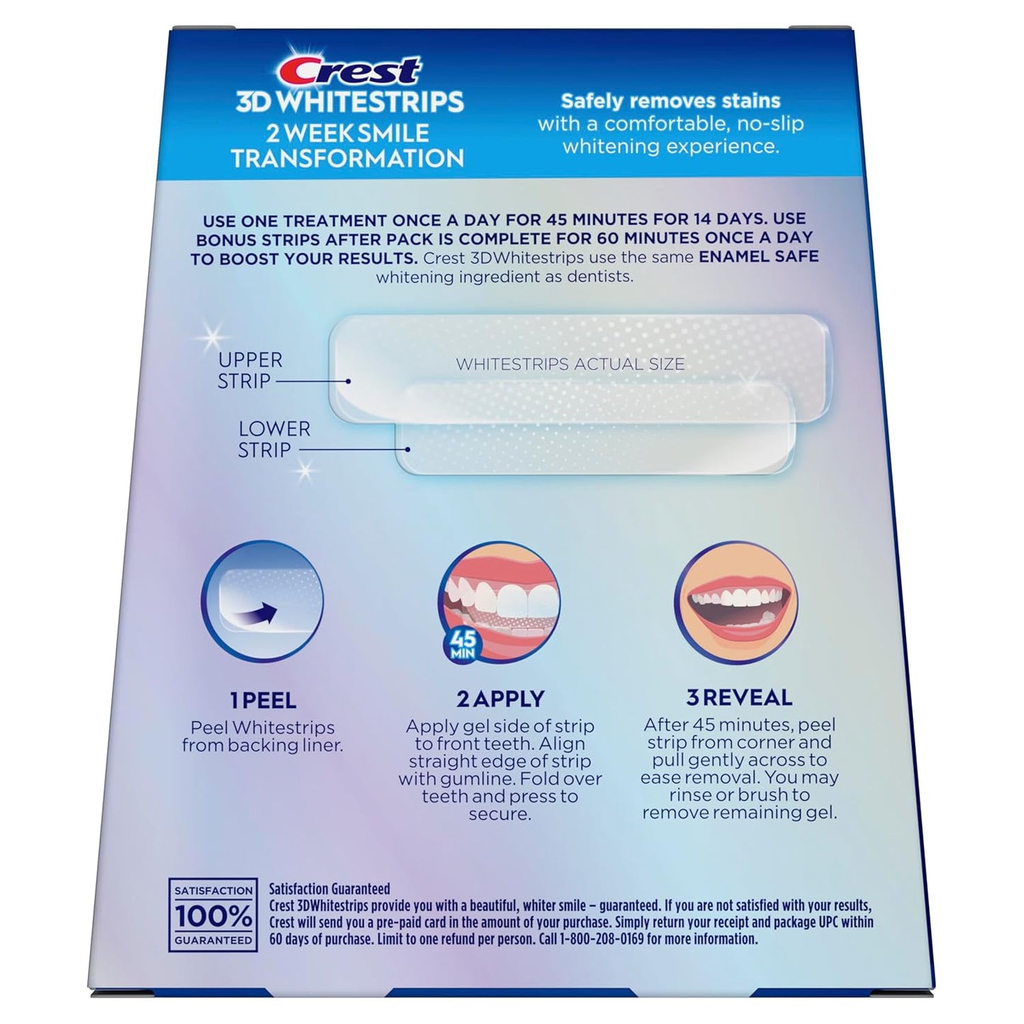 Crest 3D Whitestrips – Daily Self-Care Ritual for a Brighter Smile & Confidence Boost