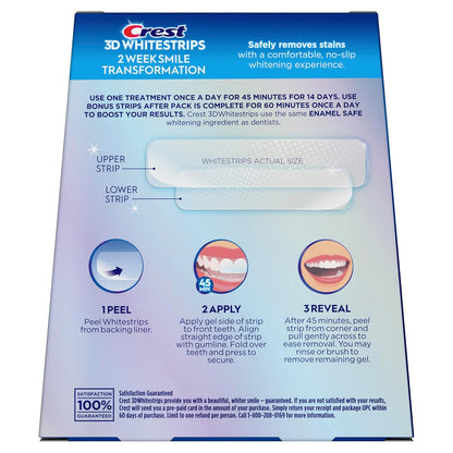 Crest 3D Whitestrips – Daily Self-Care Ritual for a Brighter Smile & Confidence Boost