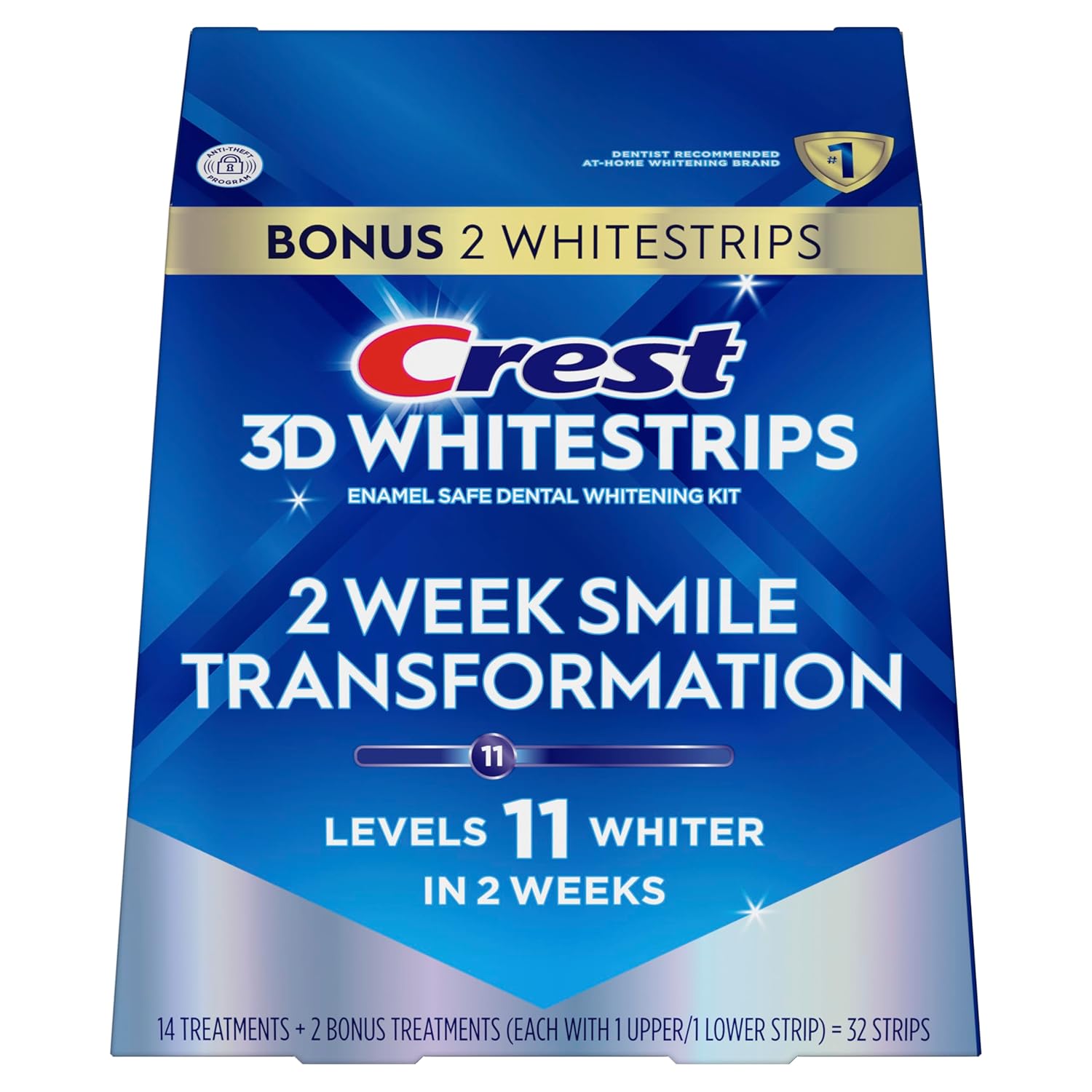 Crest 3D Whitestrips Glamorous White – Premium At-Home Whitening for the Elegant Smile