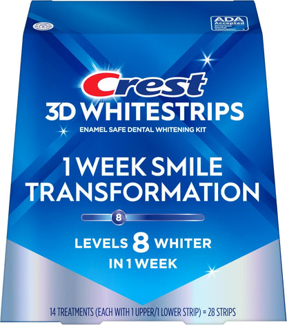 Crest 3D Whitestrips – Premium At-Home Whitening, ADA-Accepted Professional Results