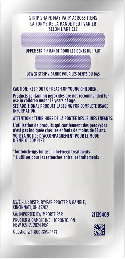 Crest 3D Whitestrips Professional Effects – Premium At-Home Whitening Kit, Dentist-Grade Results in 22 Treatments
