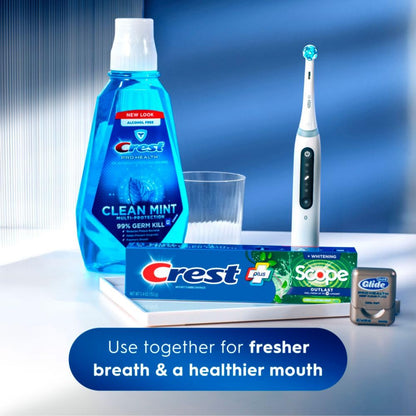 Crest Complete Whitening + Scope Toothpaste – All-Day Breath Confidence for Busy Professionals
