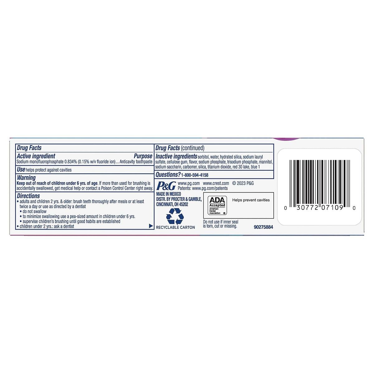 Crest Kid's Fluoride Toothpaste – 2-Minute Visual Timer That Builds Consistent Brushing Habits