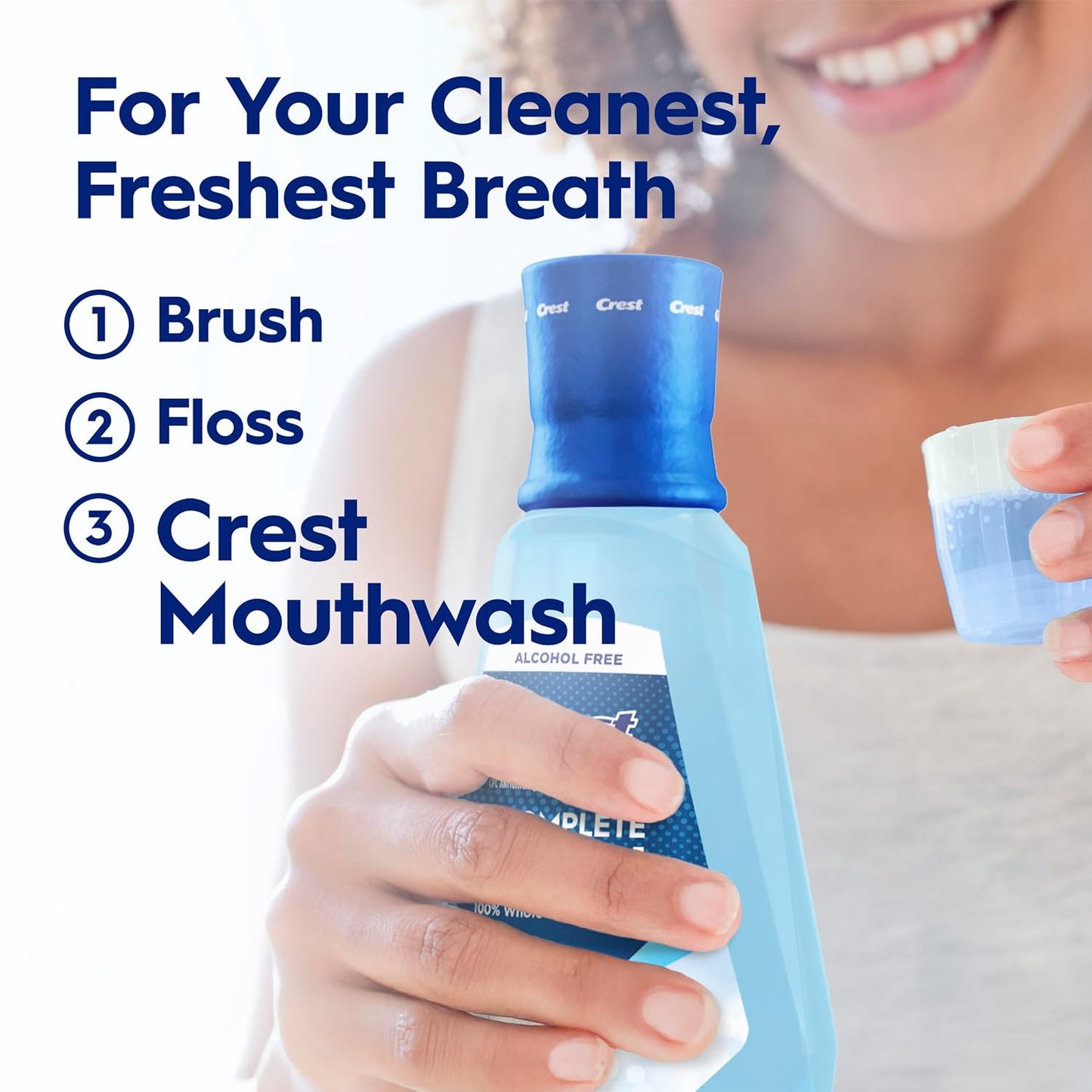 Crest Mouthwash Pro Health – Alcohol-Free Safe Oral Care for Families with Kids and Pets