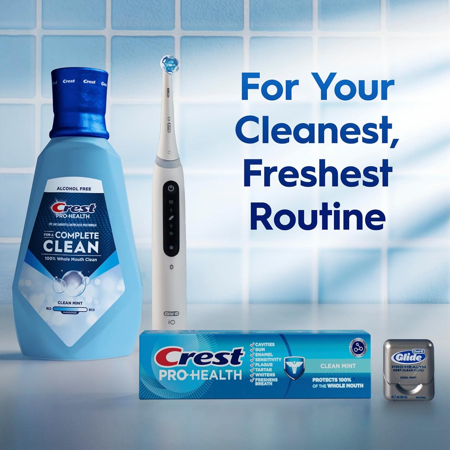 Crest Mouthwash Pro Health – Alcohol-Free Safe Oral Care for Families with Kids and Pets