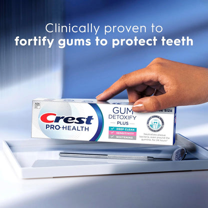 Crest Pro-Health Gum Detoxify Plus – Nightly Gum Healing Ritual, 3-Pack for Consistent Care