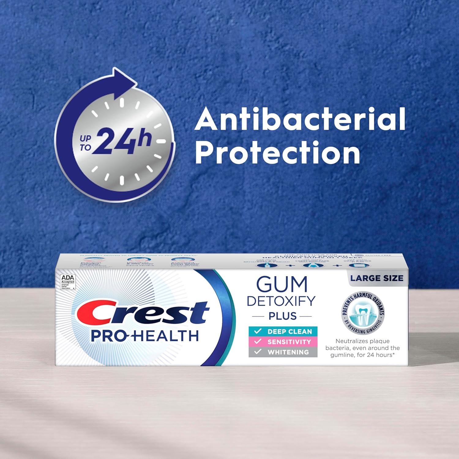Crest Pro-Health Gum Detoxify Plus – Nightly Gum Healing Ritual, 3-Pack for Consistent Care
