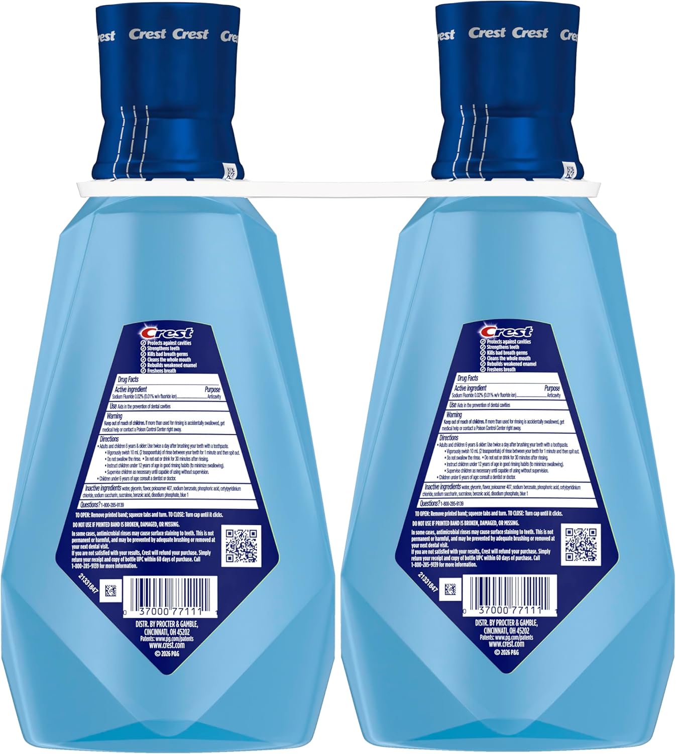 Crest Pro Health Multi-Protection Mouthwash 2 Pack – Thoughtful Practical Gift for Mom Who Prioritizes Healthy Smiles