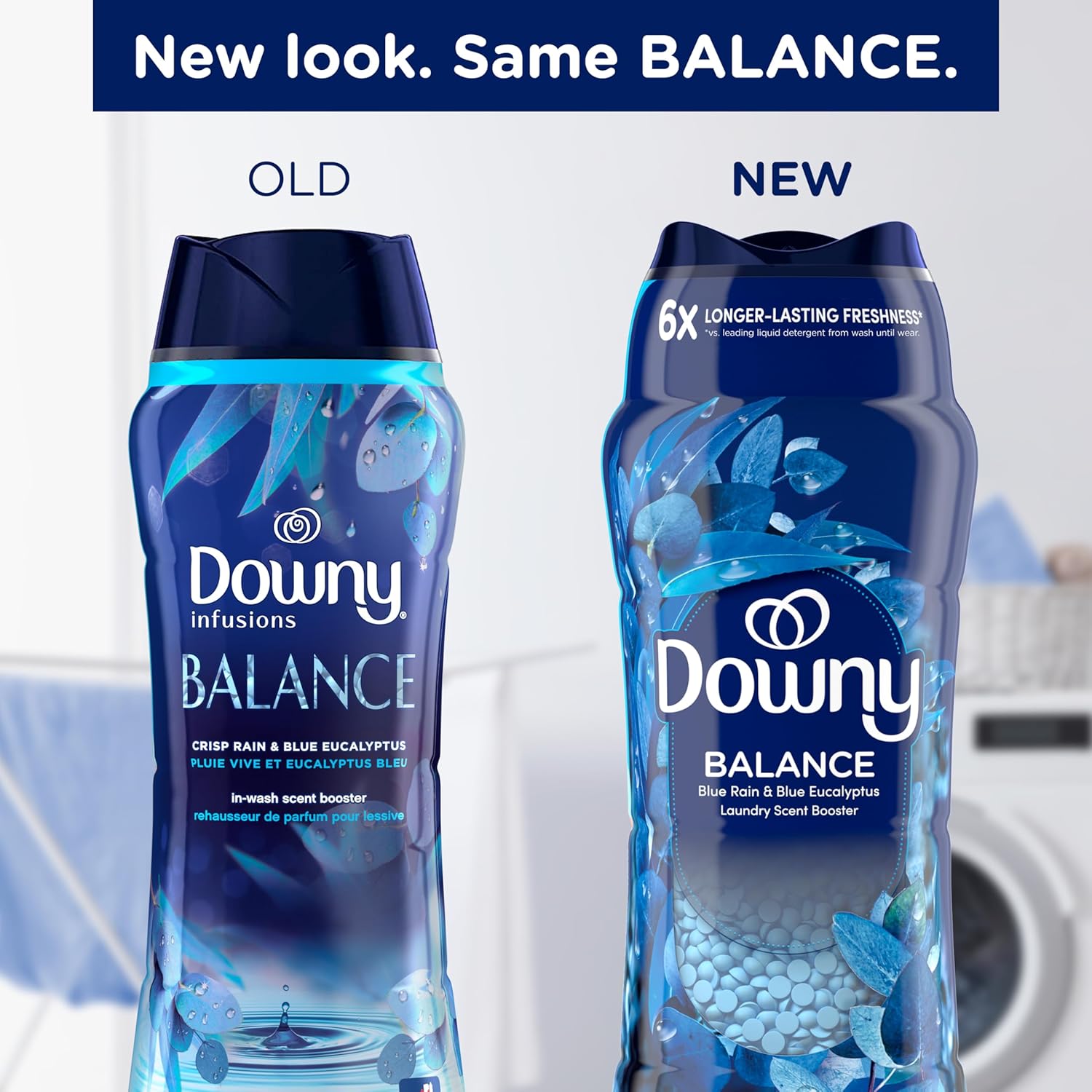crisp rain and blue eucalyptus fragrance blend for a fresh, nature-inspired aroma