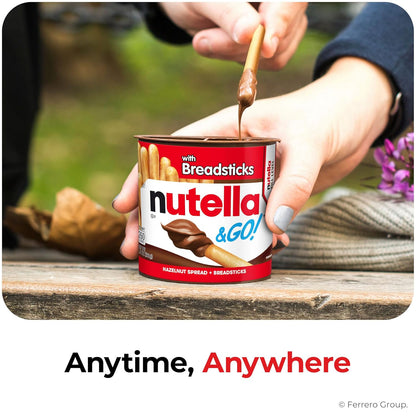 crunchy breadsticks included in the same cup, no extra purchase required
