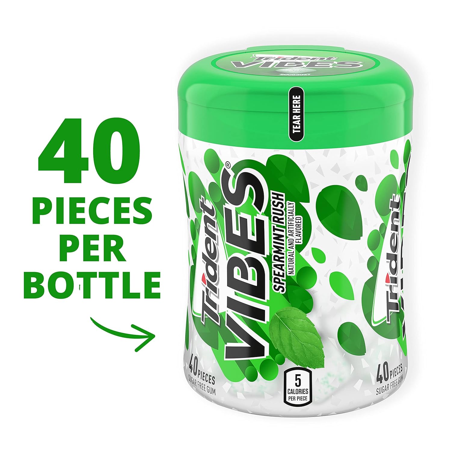 crunchy candy-like outer shell with sweet flavor crystals coating each piece