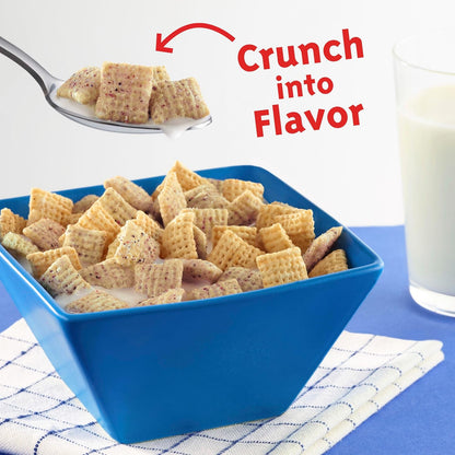 crunchy lattice-square piece shape that holds up in milk and in mixed recipes