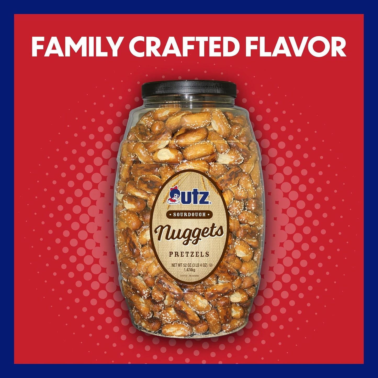 crunchy outside with peanut butter filling inside (for filled variety)